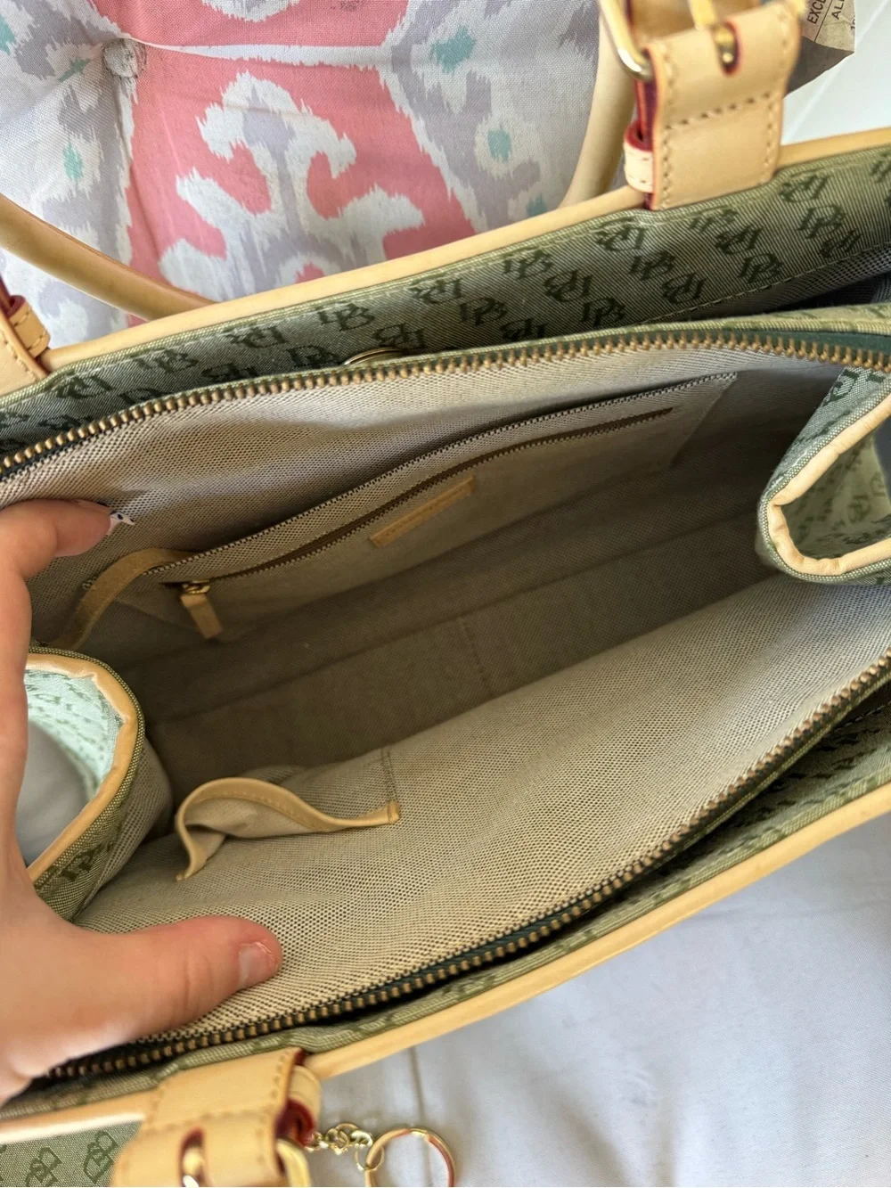Dooney & Bourke (4 PIECE) Y2K 3-Compartment Satchel